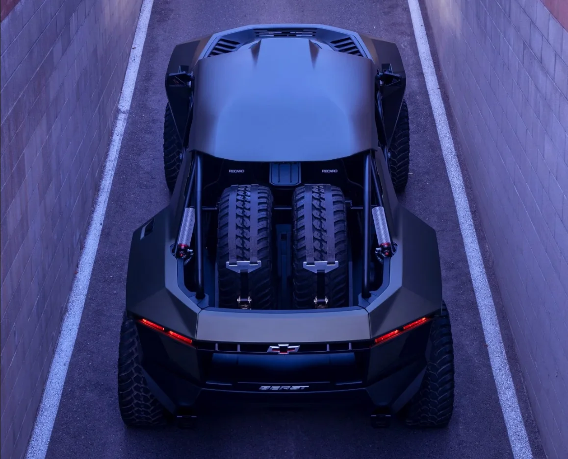 خودروی مفهومی Chevy Beast شورلت نمای پشت سر