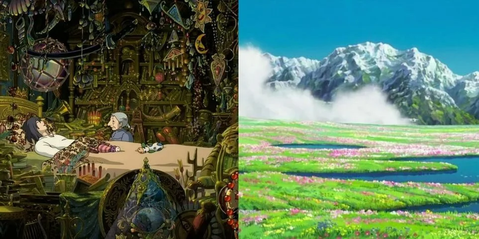 فیلم های زیبای استودیو جیبلی Howl's Moving Castle