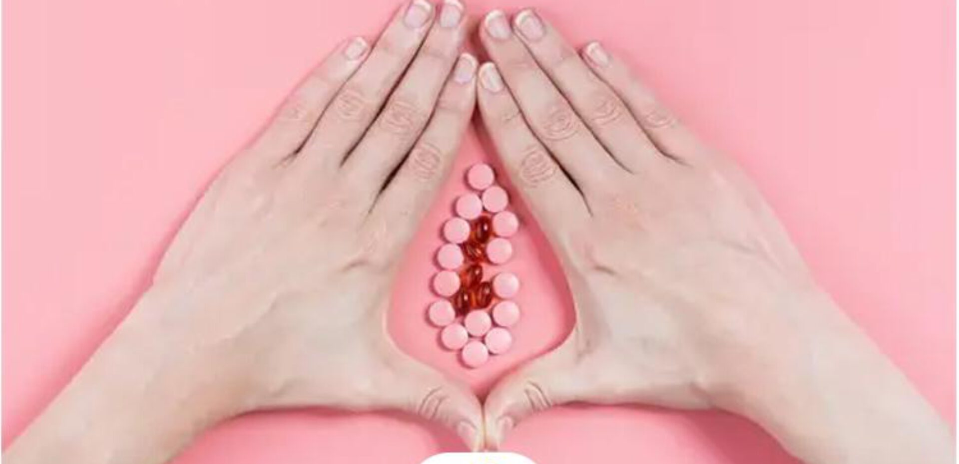 تصویری از قرص و دست یک خانم